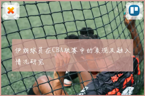 伊朗球员在CBA联赛中的表现及融入情况研究